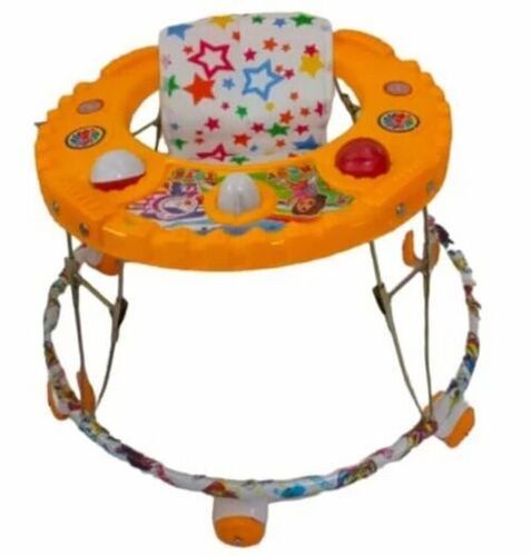 Mustard Yellow Plastic Baby Walker