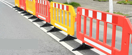 Plastic Traffic Barricades - Color: .