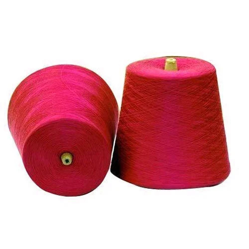 Red Dyed Cotton Yarn