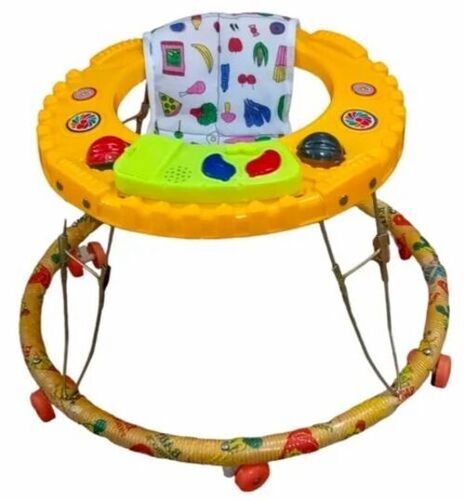 Yellow Plastic Baby Walker