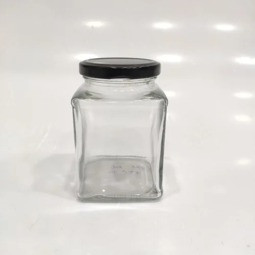 400ml Itc Square Glass Jar
