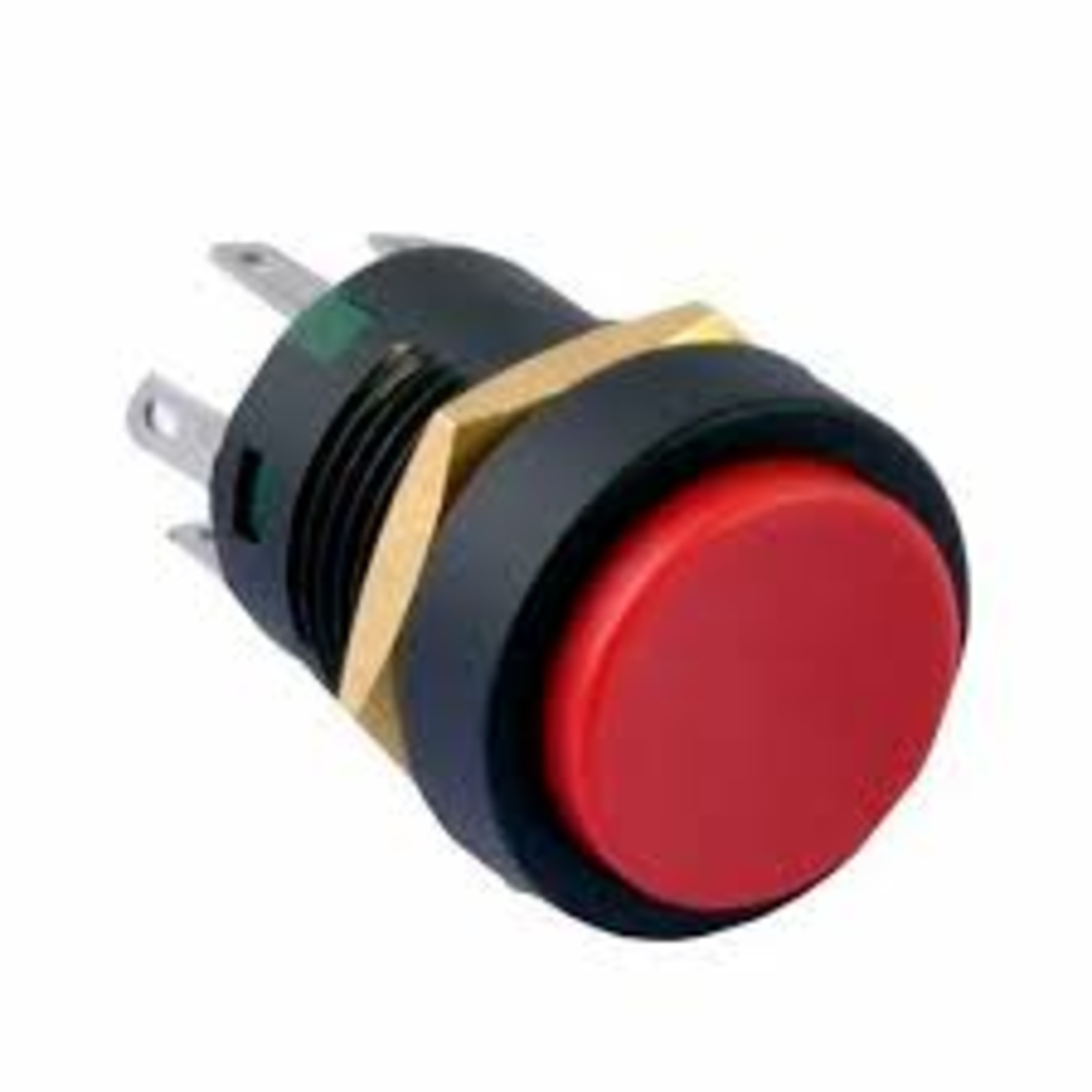 Flush Push Button Switches - Color: Red Yellow Green Blue
