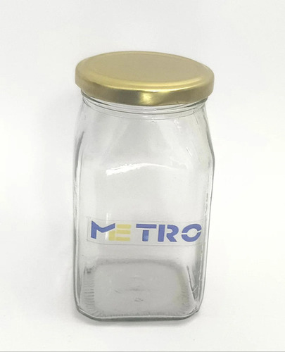Honey Empty Square Glass Jar 500 Gm