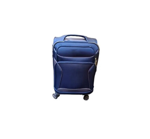 Navy Blue Luggage Trolley Bag
