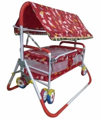4 Wheel Baby Folding Cradle
