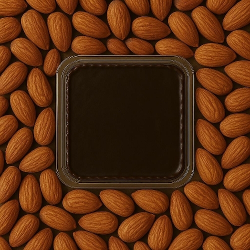 Chocolate Fudge Almond Flavour - 1 Year Shelf Life Soluble in Ethanol | Fudge Texture Almond Crunch Creamy Taste Sweet Aroma