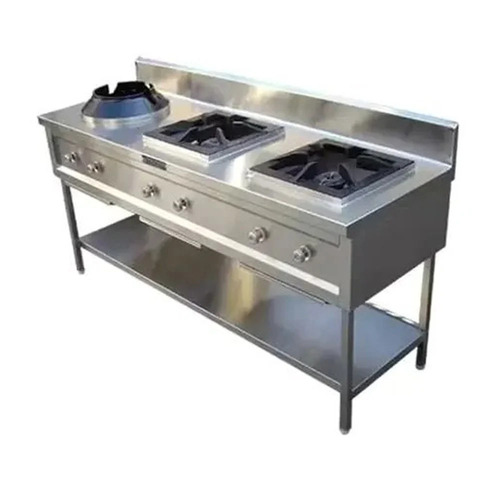 Commerical Gas Three Burner Range
