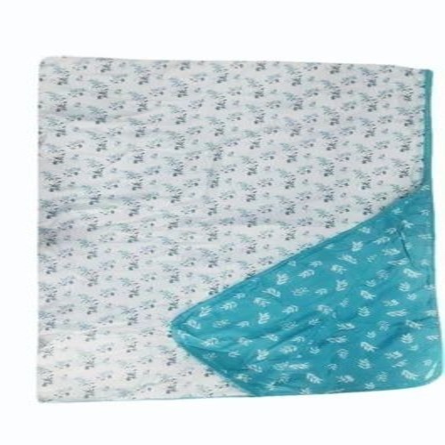 Cotton Floral Printed Reversible Dohar Blanket