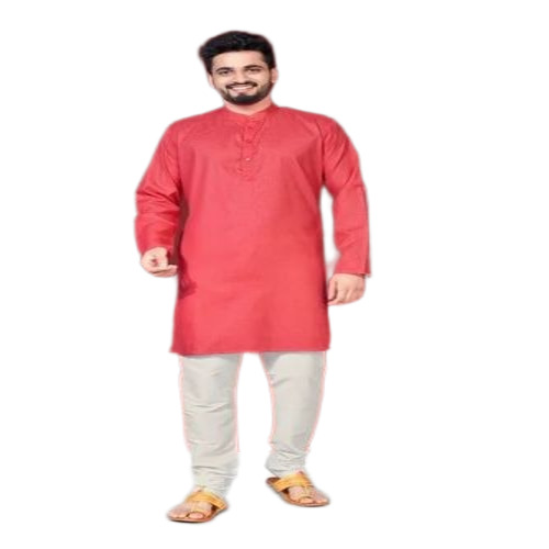 Pink Men Kurta