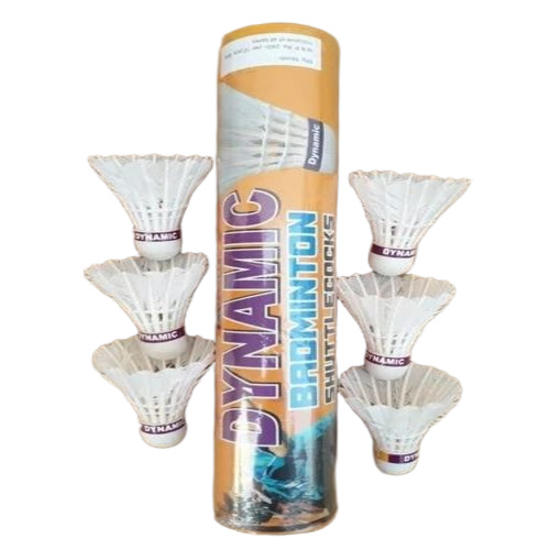 White Badminton Feather Shuttlecock