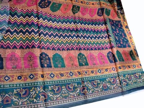 Women Cotton Multicolor Digital Printed Dupatta