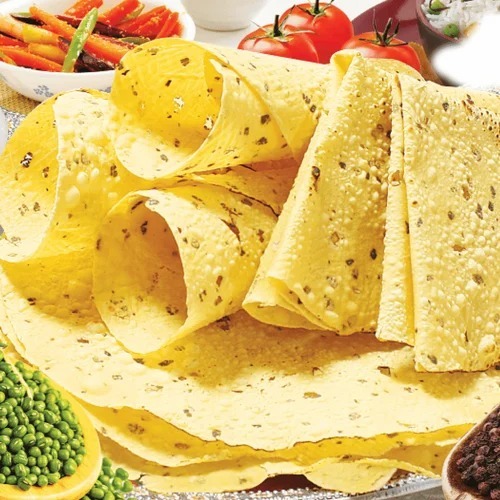 Yellow Punjabi Masala Papad