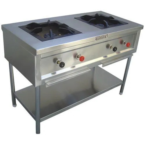 2 Burner Commercial Gas Stove