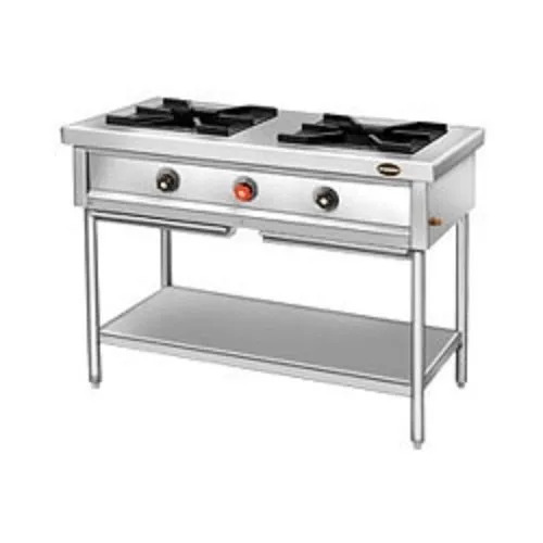 2 Burner Stainless Steel Gas Stove