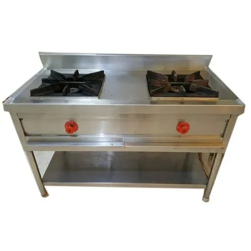 2 Burner Steel Gas Burner Stove