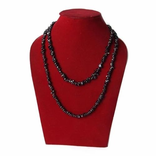 Garnet Uncut Necklace - Stone, Diamond Polished, Customize Size | Multicolor Natural Stones, Grade A