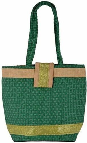 Green Designer Jute Bag