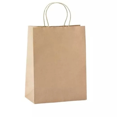 Hand Bag - Handmade Standard Size Brown Color | Open Closure Customizable Design Ideal for Shopping