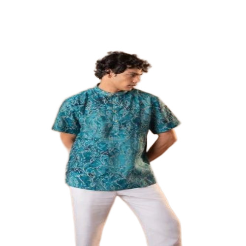 Men Batik Short Kurta