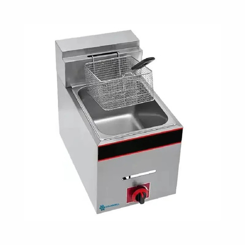 Rectangular Deep Fryer - Stainless Steel, Silver | Durable, New, 1 Year Warranty