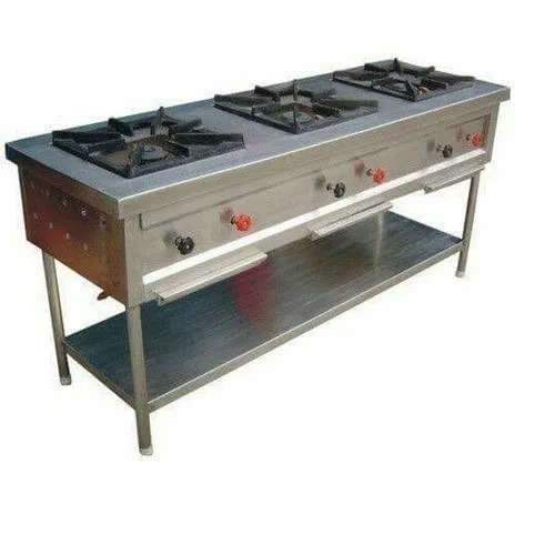 Stainless Steel Gas Burner Range