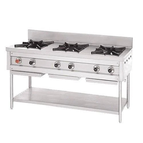 Steel Three Burner Gas Stove