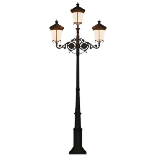 11 M Mild Steel Decorative Lighting Pole