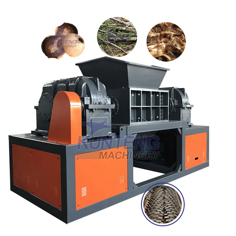 Coconut Shredder Dual Axis Agricultural Waste Shredder Straw Shredder - Capacity: Customized T/hr