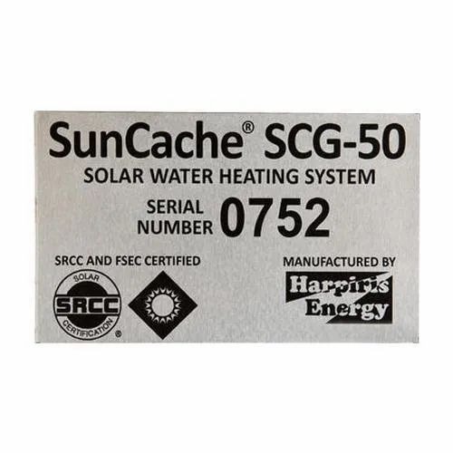 Fancy Printed Aluminium Name Label