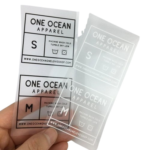 Printed Transparent Label