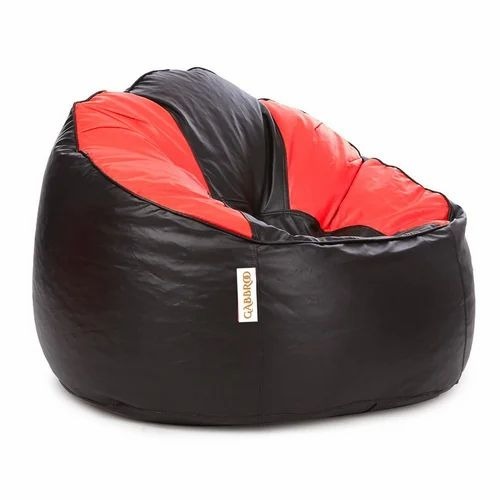 Stylecraft Muddha Sofa Bean Bag Red And Black