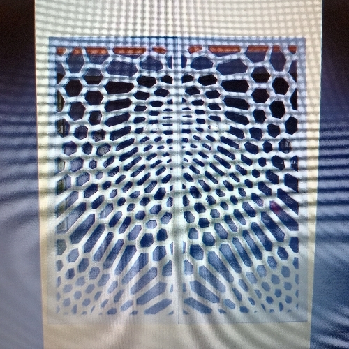 10mm white Grc screen jail