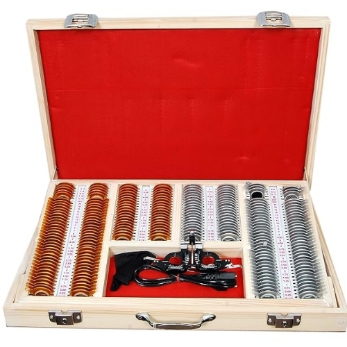 eye testing equipment, trial lens set