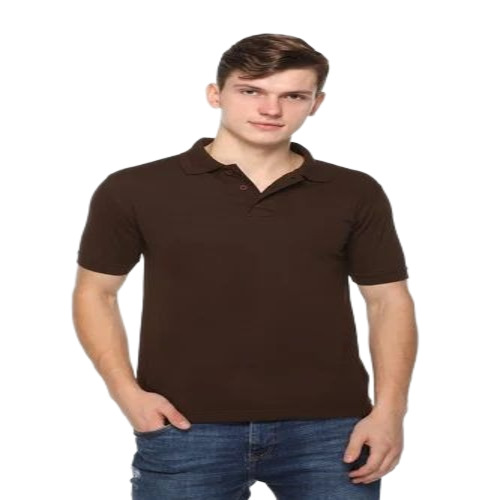 Men Cotton Plain T Shirt