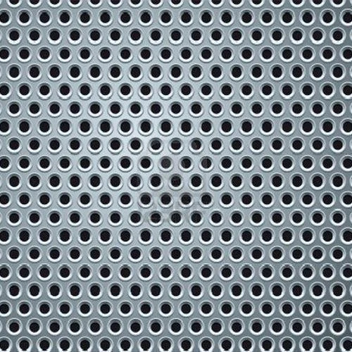 Perforated Aluminium Sheet - Color: White