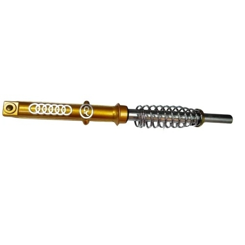 RNF E Rickshaw Shockers - Metallic Gold, 43mm Diameter | Hydraulic Damping, Alloy Steel, Vibration Reduction