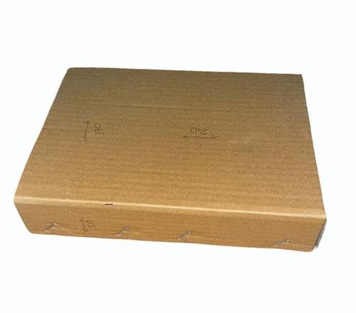 3 Ply Overlap Corrugated Box - Corrugated Paper 240x170x50 mm, Brown, Moisture Proof | Eco Friendly, 15kg Load Capacity, Fine Finish