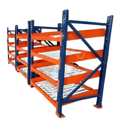 8 Feet Fifo Storage Rack - Mild Steel, 15 Feet Height, 4000 Kg Capacity, Powder Coated | Multicolor, Rust Proof, Industrial Use, Custom Size