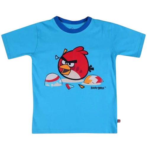 Blue Round Neck T Shirt