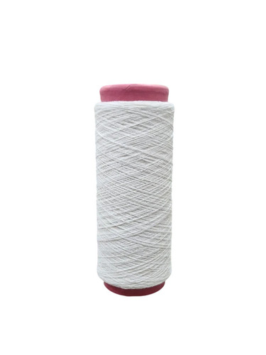 6 Count Cotton Yarn - 100% Cotton, White, Single Ply, Bright Lustre | Durable, Washable, Smooth and Soft Texture