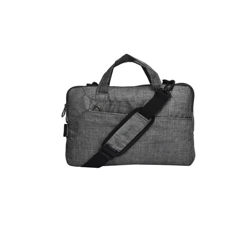 Gray Polyester Laptop Office Bag