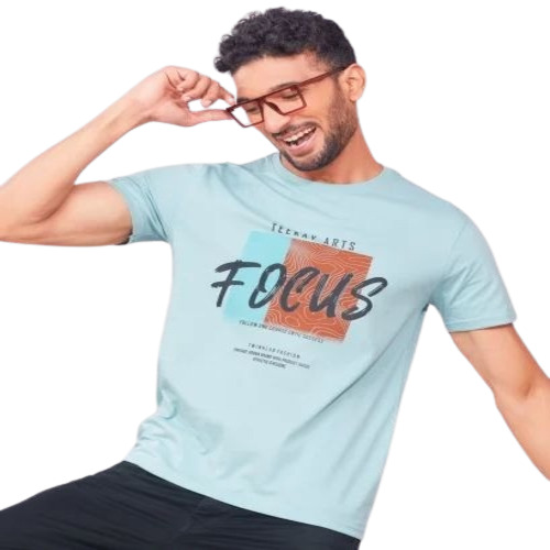 Men Cotton Printed T Shirt