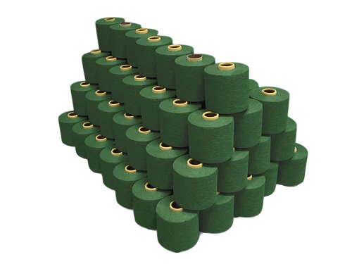 Open End Recycled Yarn - Eco Friendly, Green | Durable, Uniform Consistency, Textile Garments
