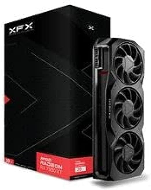 Xfx Radeon Rx 7900Xt Gaming Graphics Card With 20Gb Gddr6 Amd Rdna 3 Rx - Color: Black And Dark Gray Tones