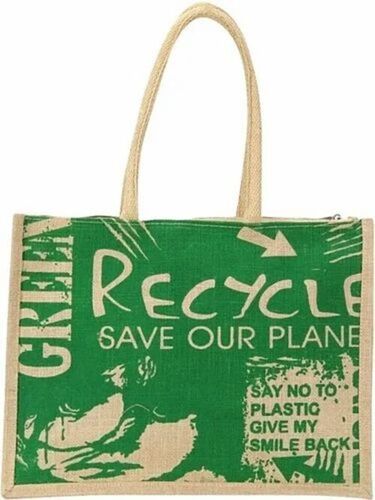 Printed Jute Fancy Bag 