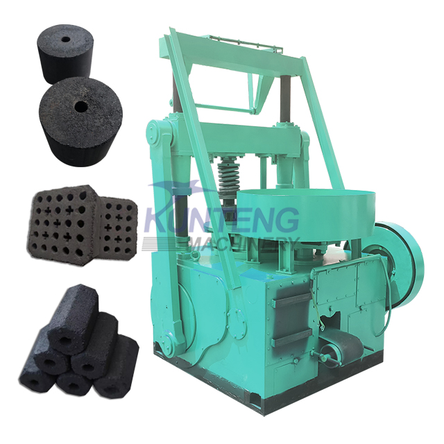 Smokeless Charcoal Block Making Machine Walnut Shell Charcoal Rice Husk Charcoal Forming Machine - Briquette Size: Customized