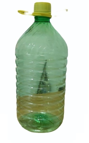 5000 mL Empty PET Bottles - Polyethylene Terephthalate, 5000ml, Multiple Colors | Leak-Proof Screw Cap, Transparent Body, Easy Carry Handle