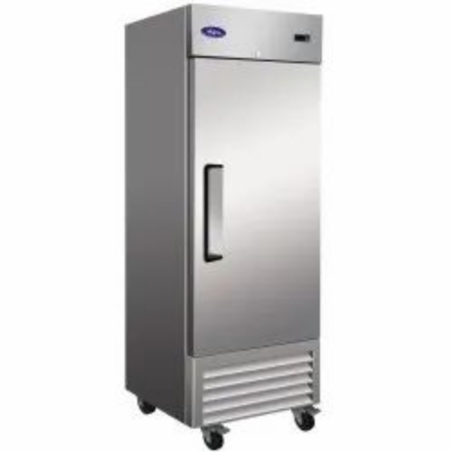 Commercial Single Door Refrigerator - Stainless Steel 200 Ltr Silver | 3 Star Energy Direct Cool Defrost