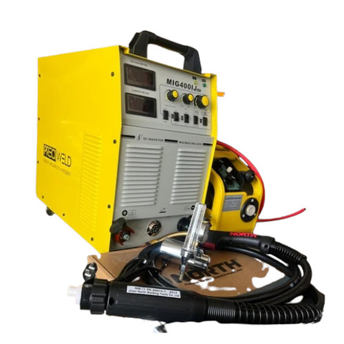 Mig Welding Machine 400 Amps - Metal 3 Phase 1.2 mm Wire Diameter 440V Forced Air Cooling | Arc Welding Machine Power Factor 0.93 IP21 Protection