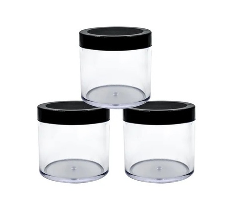 100 Gm Round Acrylic Jar
